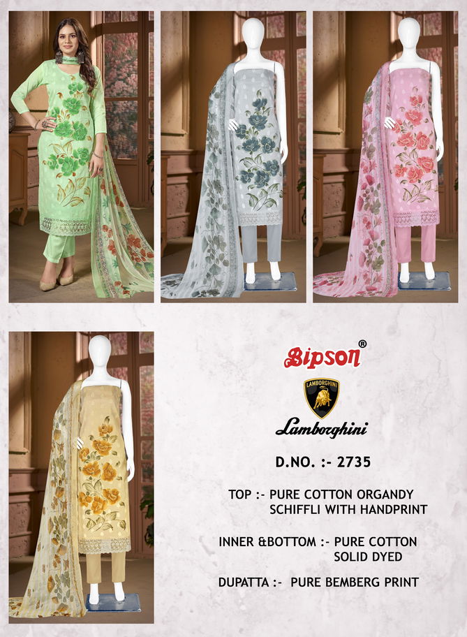 Lamborgini 2735 By Bipson Printed Cotton Non Catalog Dress Material Wholesale Price In Surat
